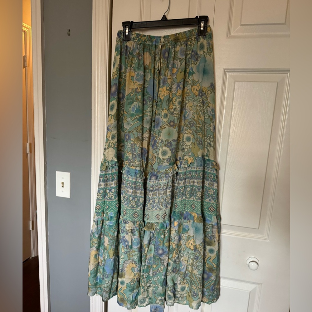 Spell & the Gypsy Collective amethyst blue/green skirt Medium